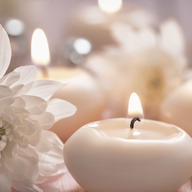 velas aromáticas florales