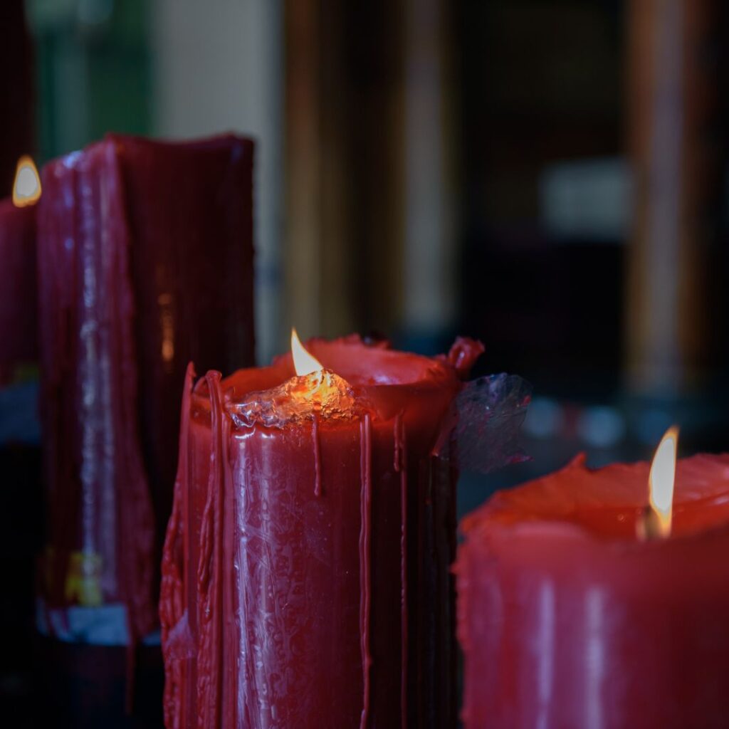 velas aromáticas según espacio