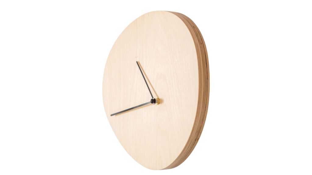 Reloj de Rodajas de madera